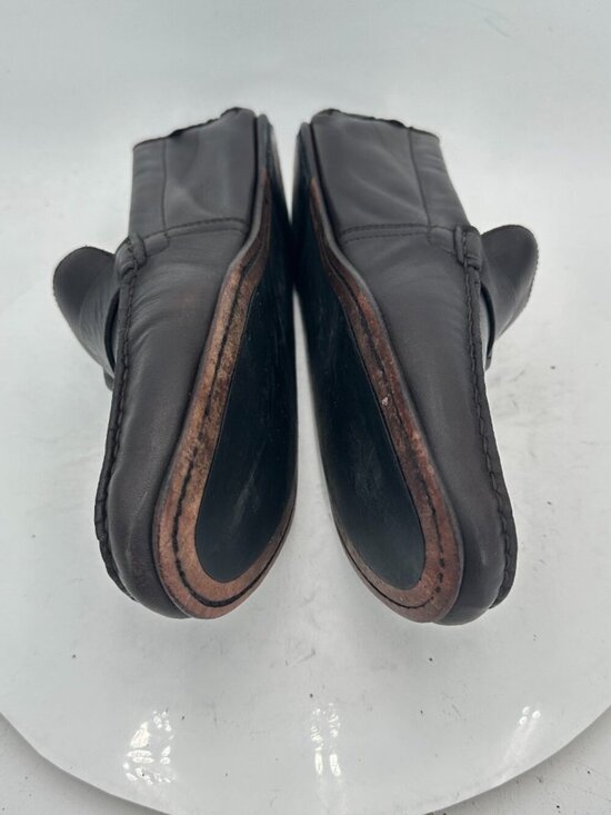 Salvatore Ferragamo Men Size 8.5 D Dark Brown Leather Buckle Loafer Dress Shoes main image 11
